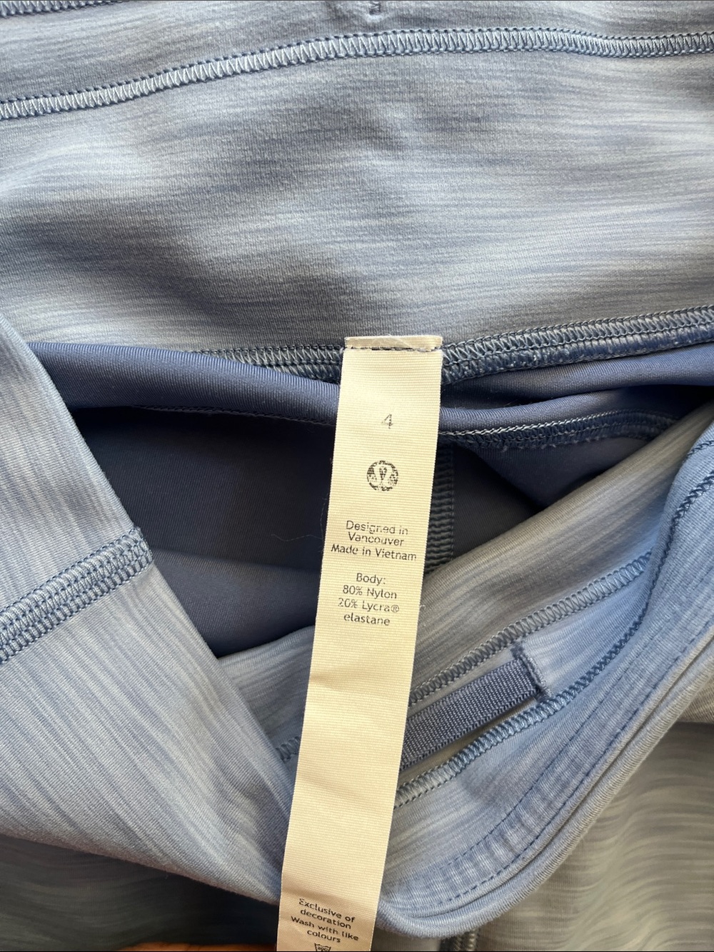 Lululemon Invigorate High-Rise Pale Blue Pocket Leggings, Sz 4 - Picture 11 of 14